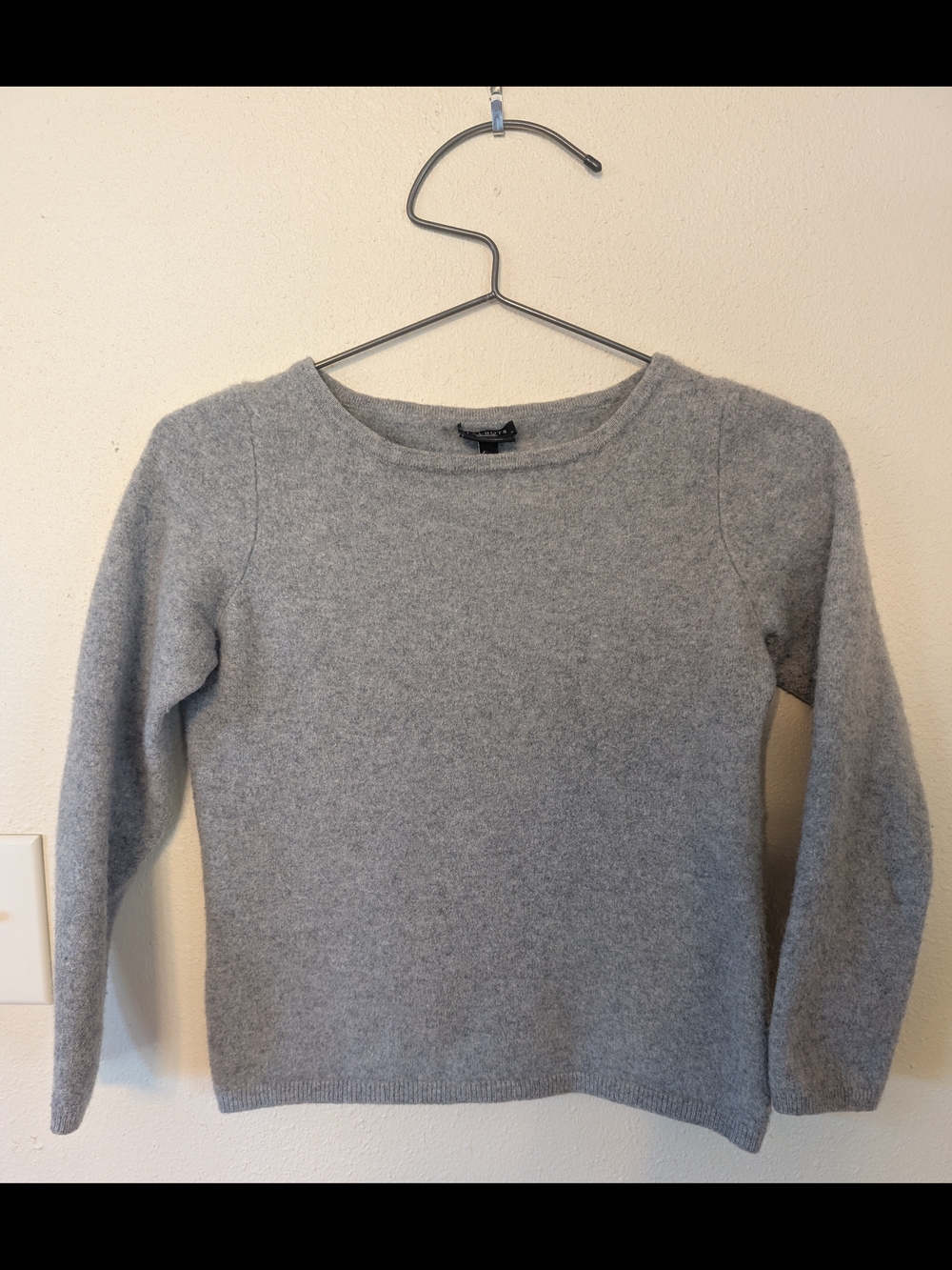 Talbots Light Gray Crewneck Sweater